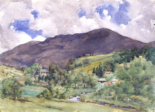 View of Mt Wellington by Curzona Allport