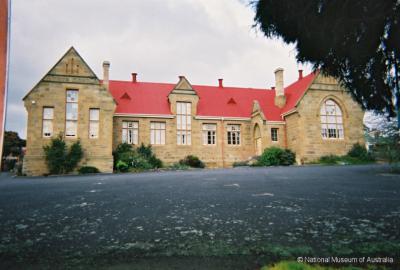 former Macquarie Street State School (1895) Henry Hunter (arch) - 408 Macqurarie Street, South Hobart  Now SoHo Arts 14 Weld Street, South Hobart