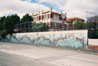 St. Michael's Collegiate School (Middle School) mural  -218  Macquarie Street, Hobart