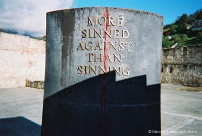 Memorial to Women  Cascade Female Factory Historic Site  Degraves Street, South Hobart.