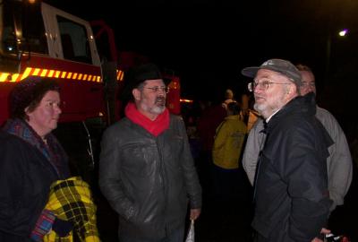 Annual Bonfire & Fireworks Night  - Cascade Paddock, Strickland Avenue  [Kevin Wilson, Rob Valentine, and the Edwards.]